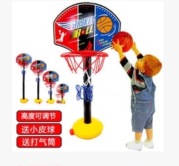 儿童篮球架益知早教可升降室内体育户外用品带篮球打气筒23456岁