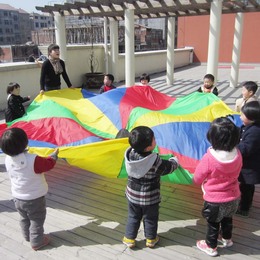 3米幼儿园儿童彩虹伞儿童游戏降落伞早教中心用品早教益智玩具