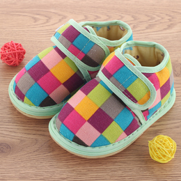圣宜儿童棉鞋童鞋保暖防滑男童女童小童传统手工棉鞋加绒布鞋冬季