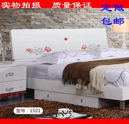 简约烤漆床头板双人床头欧式软包床屏定做直板烤漆床靠背1.51.8米