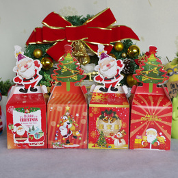2015新款圣诞节圣果盒平安夜苹果盒子圣诞送礼糖果零食包装盒批发
