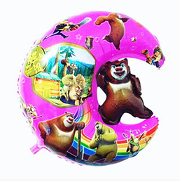 特价氢气球 创艺球皮 异形飘空气球卡通气球发 江苏月亮熊出没