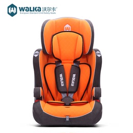 工厂直销沃尔卡宝瓶座汽车婴儿童安全座椅9个月-12岁国际标准接口