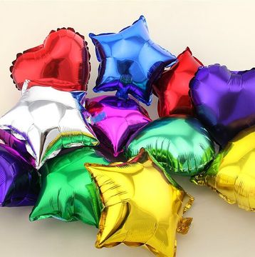 10寸进口加厚爱心形气球铝膜铝箔结婚庆儿童生日派对布置装饰