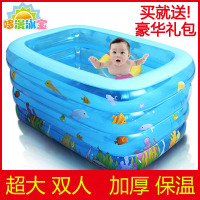 哆漫泳宝宝游泳池婴儿充气游泳池婴幼儿童小孩游泳桶加厚保温超大