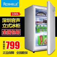 联保容声全新全冷冻小冰柜侧开门家用抽屉立式小型冷冻柜冷柜冰箱