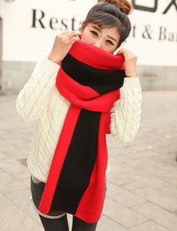 韩版韩国春秋冬天冬季女士加厚毛线针织围巾学生披肩两用超大长款