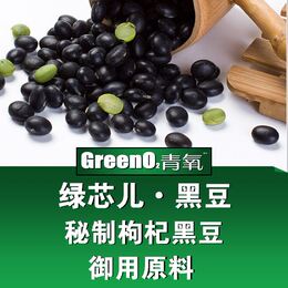 青氧素食绿芯黑豆 沂蒙山农家自产黑豆粗粮 纯天然绿心 强肾