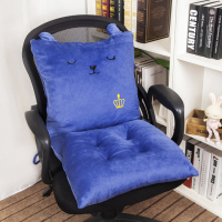 加厚椅垫靠垫一体 学生椅子垫连体坐垫靠背 办公室电脑椅垫子包邮