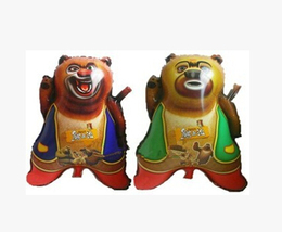 氦气氢气球批发 厂家直销 地摊货源卡通玩具 马甲熊出没熊大熊二