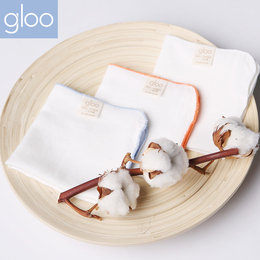 G100寄意百宝宝竹纤维口水巾 双层纱布方巾  婴幼儿手绢三条装