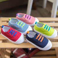 春鞋2015新款韩版儿童防踢板鞋女男童帆布鞋子低帮小童宝宝