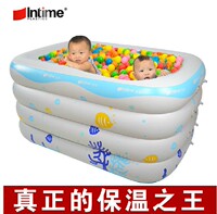 盈泰正品婴儿游泳池婴幼儿宝宝洗澡桶新生儿童戏水池超大加厚保温