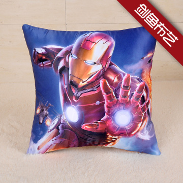 Iron Man钢铁侠个性定制抱枕卡通定制办公室腰靠沙发靠垫创意