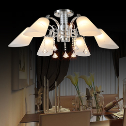 客厅吊灯大气水晶灯具 现代简约餐厅灯饰卧室灯具创意田园吸顶灯