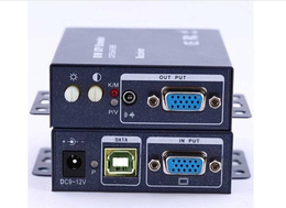 VGA延长器USB键盘+鼠标 延长器 DVR录像机监控延长远程控制 300米