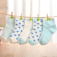 0-3岁新生婴儿童袜纯棉袜子6-12个月1宝宝2春秋季薄款松口婴幼儿9