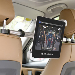 车载平板电脑支架 头枕后座IPAD手机air懒人汽车苹果通用多功能架