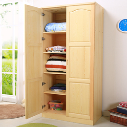 特价全实木衣柜 儿童松木小型衣柜家具 整体衣橱家具简约现代