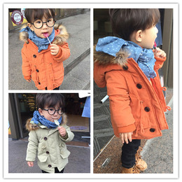 男童棉衣外套冬婴儿衣服0-1-2-3岁宝宝冬装中长款加厚棉袄棉服4潮