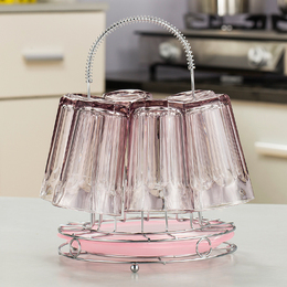 厨房置物架杯架水杯子挂架创意玻璃杯沥水架厨房用品收纳架包邮
