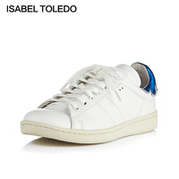 Isabel Toledo/伊莎贝尔正品 低帮平跟内增高火焰鞋 休闲运动女鞋