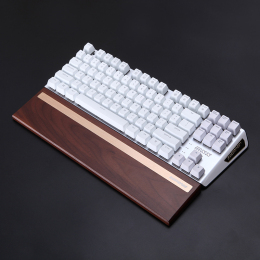 镭拓（RantoPad）TER黑胡桃木 机械键盘实木手托
