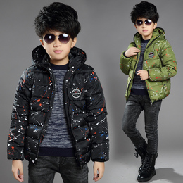 童装冬装2015新款男童棉衣外套短款韩版中大童儿童棉服加厚棉袄