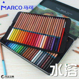 现货马可MARCO雷诺阿系列水溶性彩色铅笔36.48色铁盒装3120-48tn