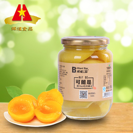 辉煌之星 新鲜黄桃罐头510g水果罐头出口品质买3多省包邮