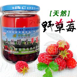 甘肃岷县特产 野草莓罐头甜美可口 野生水果罐头野草莓装8瓶包邮
