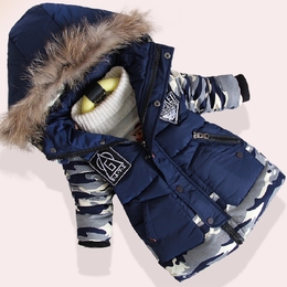 儿童棉衣童装男童冬装2015岁新款韩版冬季加厚棉袄外套中大童棉服