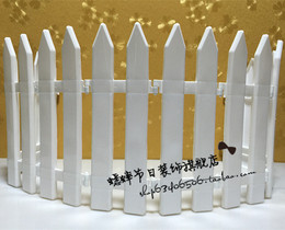圣诞节 场景装饰 圣诞节围栏 PVC塑料围栏 围栏