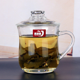 尚品玻璃茶饮杯加厚耐热茶杯经典家里泡茶杯花茶杯品牌玻璃饮茶杯