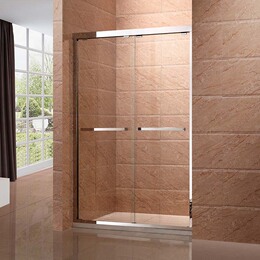 上海现代304不锈钢移门淋浴房隔断一字形型屏风定制钢化玻璃8毫米