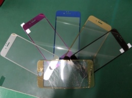 苹果6Plus电镀钢化玻璃膜 iphone6 Plus电镀彩色贴膜