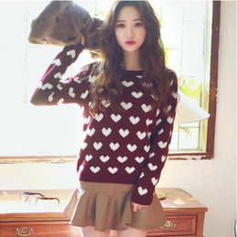 2015韩国东大门秋装新款毛衣女韩版宽松显瘦针织衫长袖外套