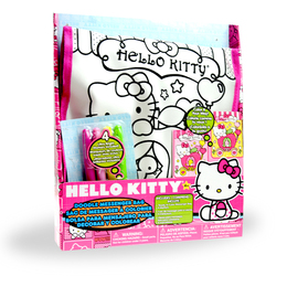 HelloKitty新款5-7岁凯蒂猫缤纷节日斜挎包KT猫涂鸦包手工diy创意