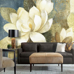欧式油画墙纸 怀旧影视墙壁纸 客厅沙发卧室背景墙大型壁画 无缝