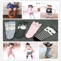 韩国爆款春秋婴儿男女宝宝卡通立体中长筒袜高筒袜儿童纯棉护膝袜