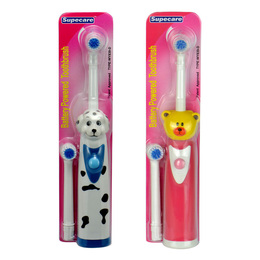 儿童卡通电动牙刷 儿童牙刷 2刷头 杜邦毛 3-12岁 转动式