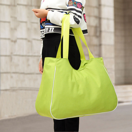 韩版简约时尚休闲单肩包手提包大容量妈咪包女包包邮旅行收纳袋