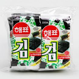 年中大促韩国进口零食寿司海苔专用紫菜包饭儿童低盐即食