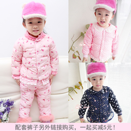 童装2015冬装女宝宝0-1-2-3岁婴幼儿棉服内胆小女孩棉衣外套4岁