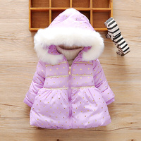 韩版女宝宝冬装 女童加厚棉袄外套冬季婴儿童装棉服棉衣1-2-3岁半