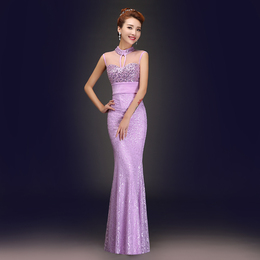 法吉狮2015夏新款韩版女装气质优雅修身晚礼服连衣裙长款包臀时尚