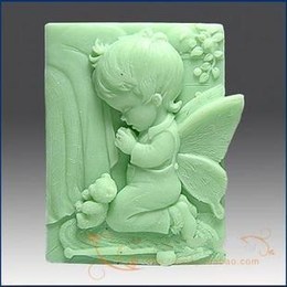 祈祷小天使硅胶模具手工皂香皂工艺皂模子