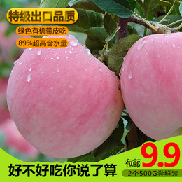 山东烟台栖霞红富士苹果80特产新鲜水果冰糖心香甜好吃试吃装包邮