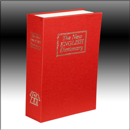 保险箱家用中号书本保险盒存钱储蓄罐英文词典保险柜 保险箱办公