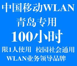 到2月3号零点 青岛专用web wlan 100h时 限1终端F